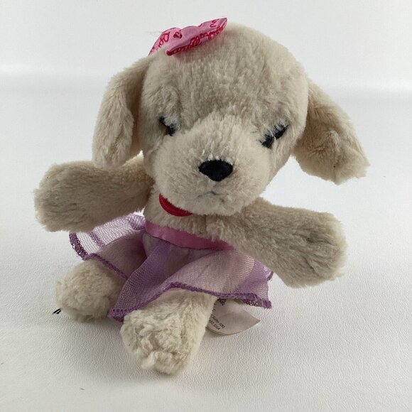 Mattel Other - Barbie Great Puppy Adventure Dog 7" Plush Stuffed Animal Toy Hair Bow Tutu